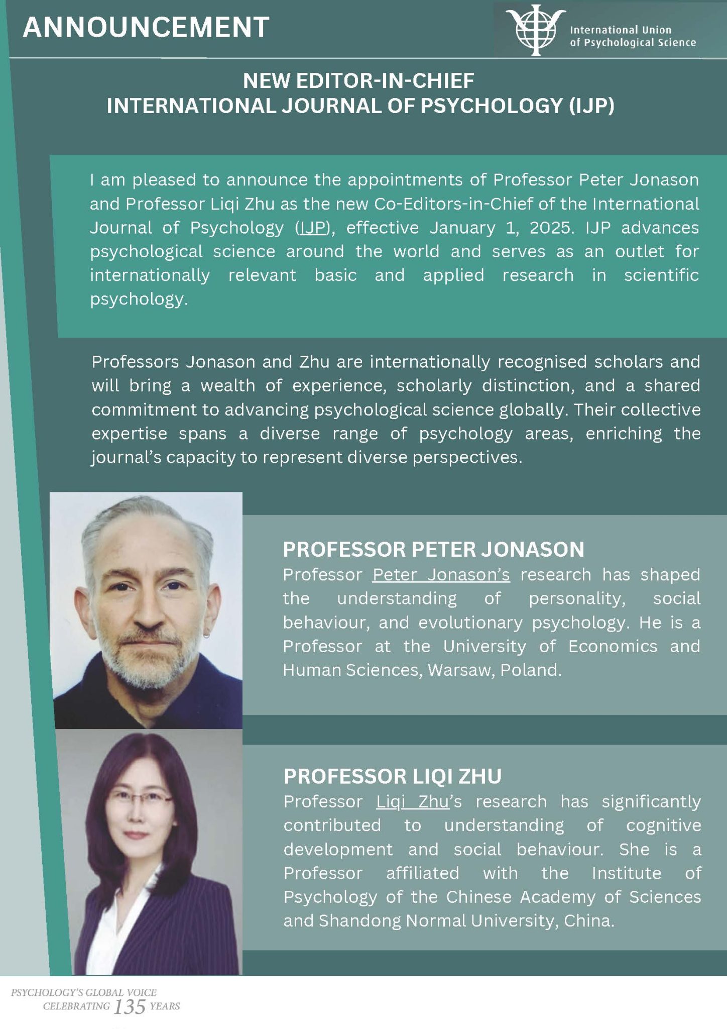 International Journal of Psychology - International Union of ...